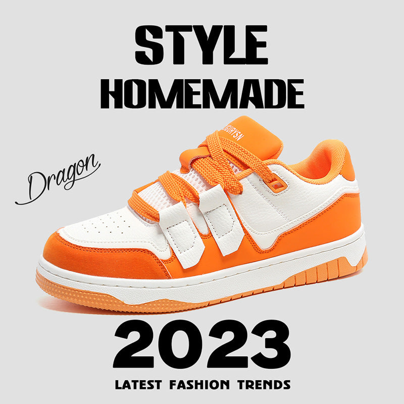 Summer Breathable Niche Sports All-matching Couple Style Bread Shoes