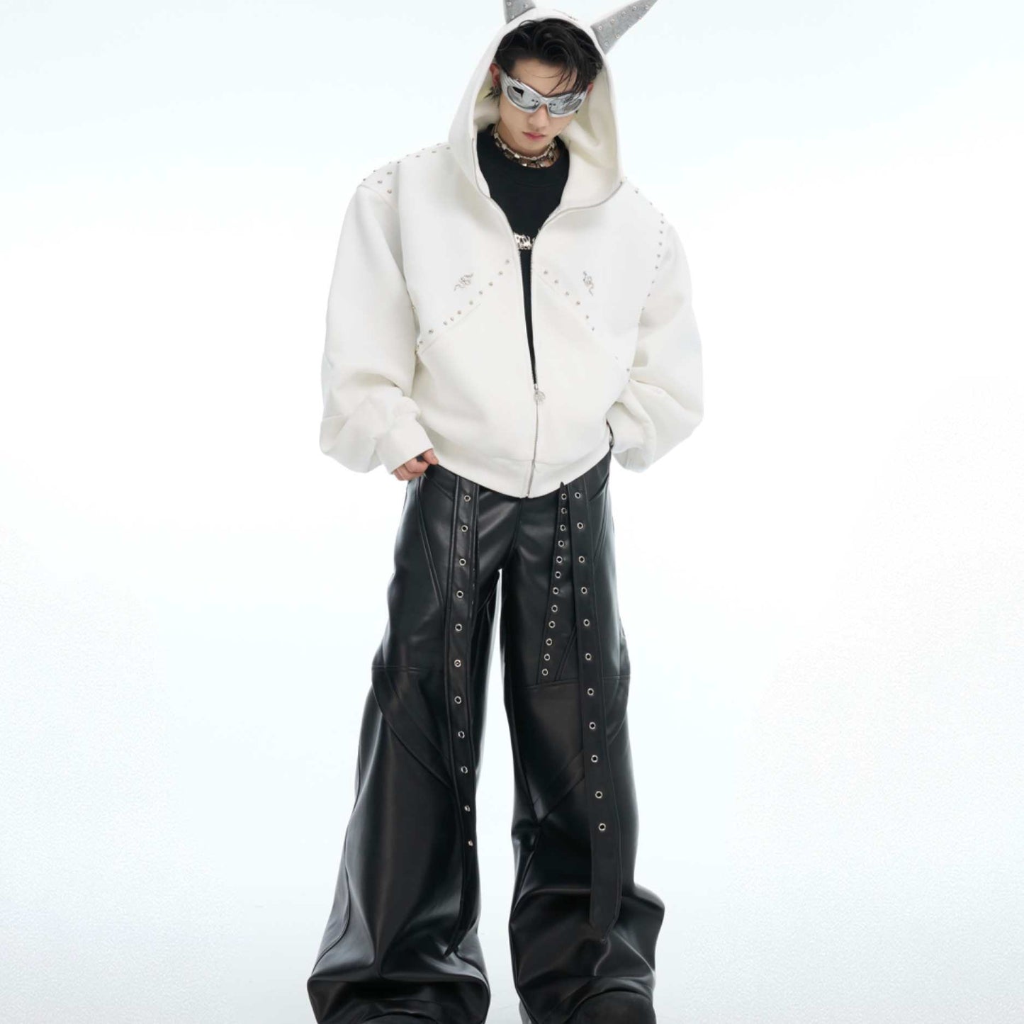 Spring Stitching Casual Hooded Sweater