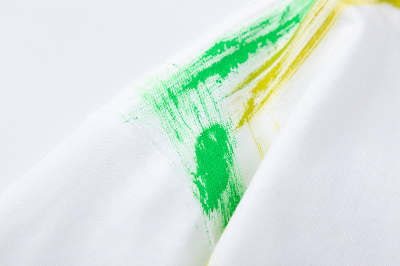 T-shirt à manches longues avec lettres imprimées