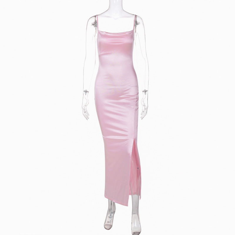 Robe de couleur unie