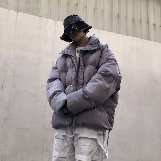 Pure Color Street Fashion Brand Ins Street Loose Bread Clothes