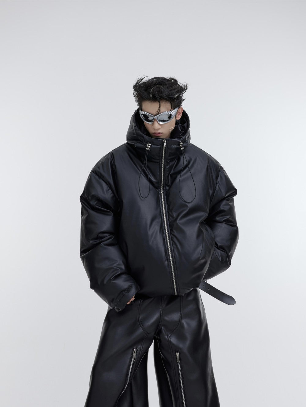 Deconstructing Of Hooded Thickened Cotton Coat