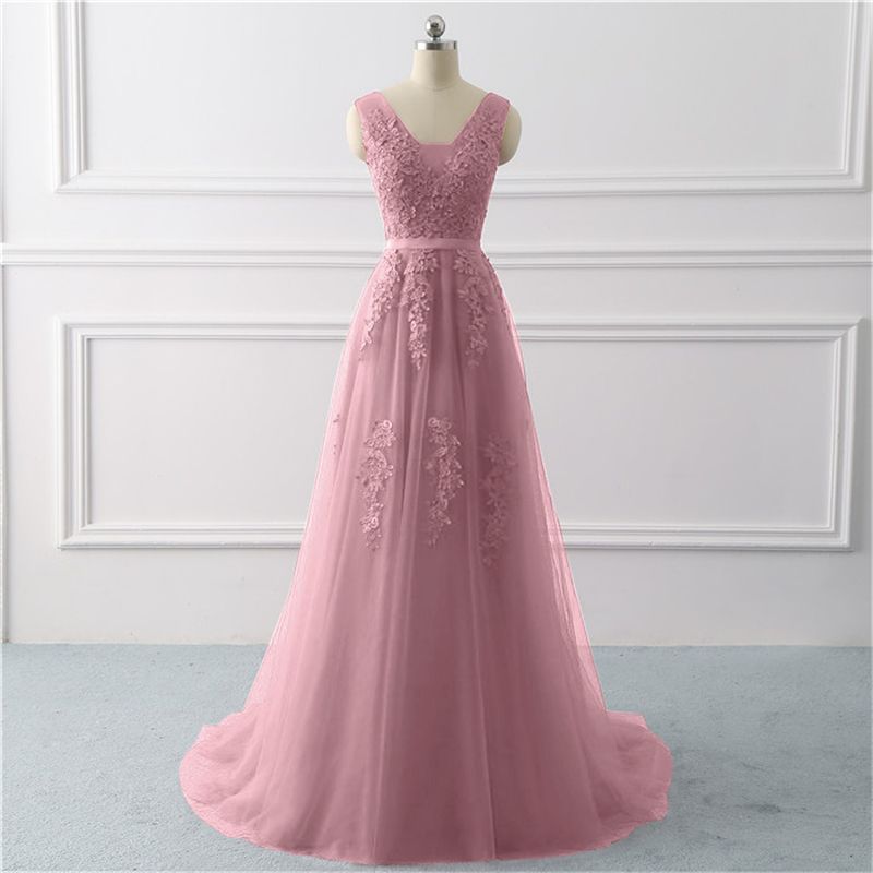 Little Tail Wedding Bridesmaid Dress Lace Performance Evening Dress Female