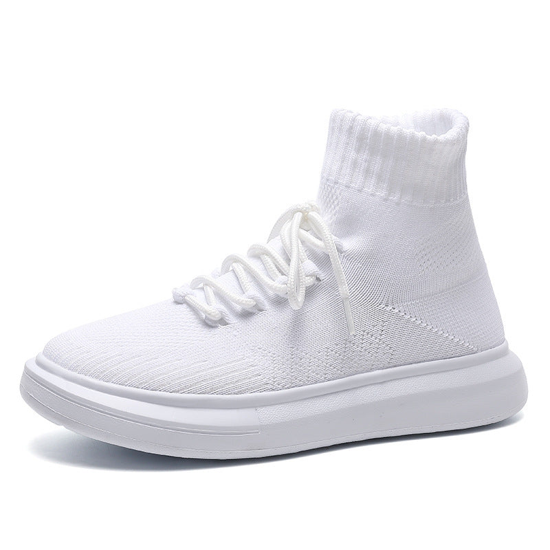 Fly-knit Socks Shoes Stretch Casual Shoes Breathable
