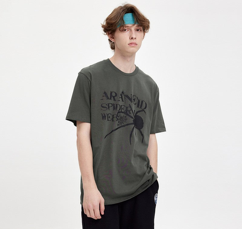 Loose Casual Short-sleeved Top Men's Crewneck T-shirt
