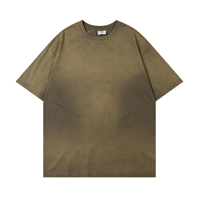 Monkey Wash Distressed Dirty Short Sleeve Men