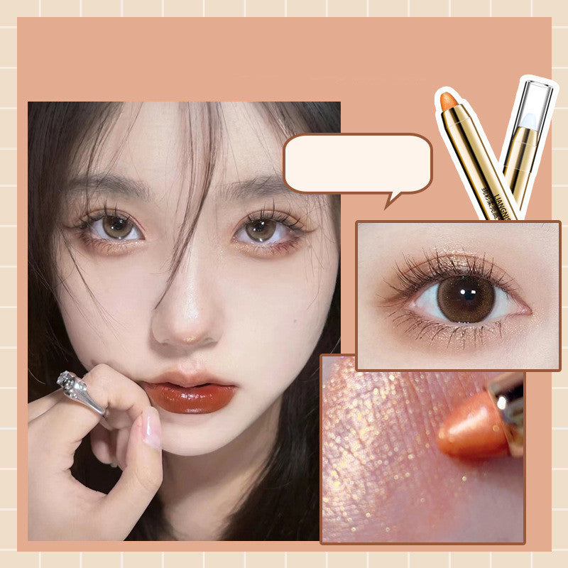 Highlighting Eyeshadow Stick With Pearlescent Fine Glitter Finishing