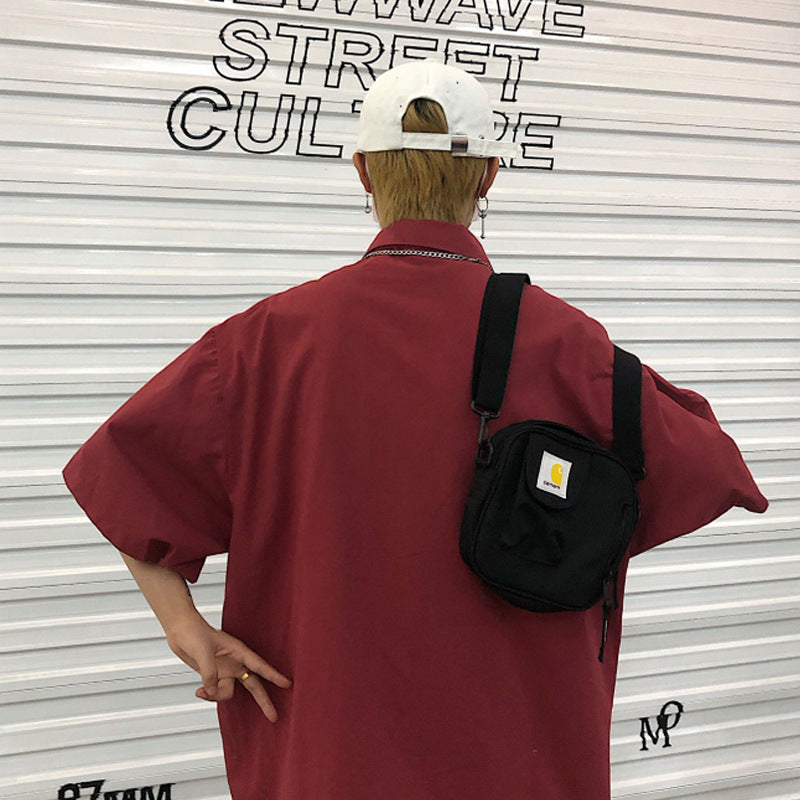 Summer Thin Red Short Sleeve Shirt