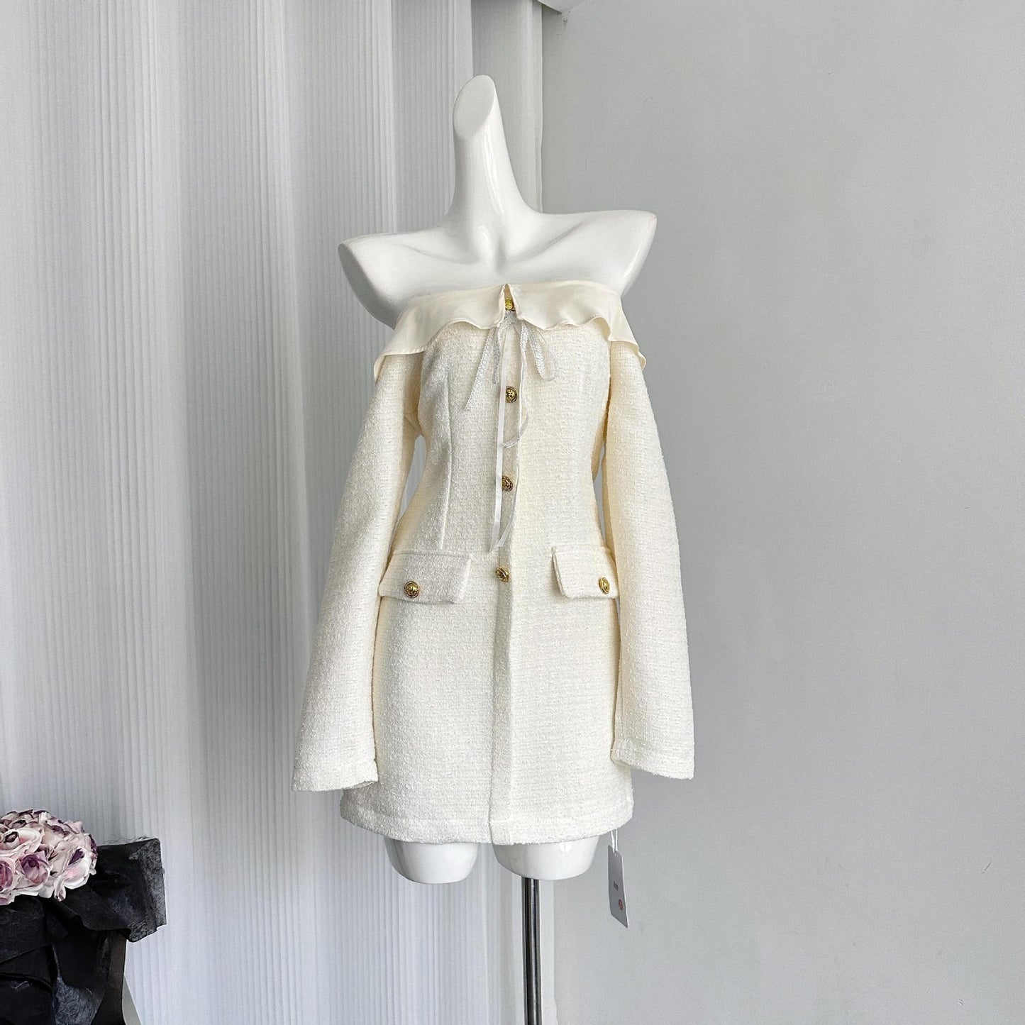 Waist-controlled Long Sleeves Dress Women