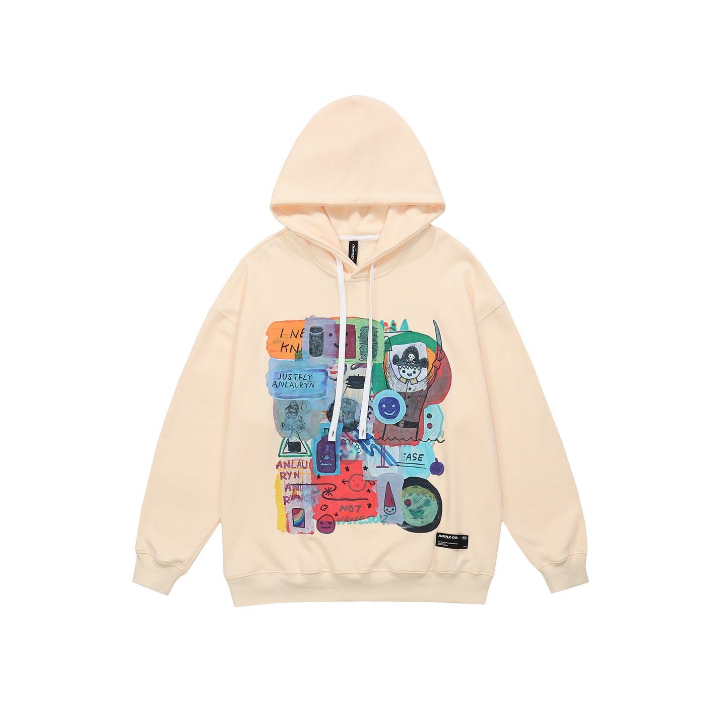 Fashion Casual Vintage Print Hoodie