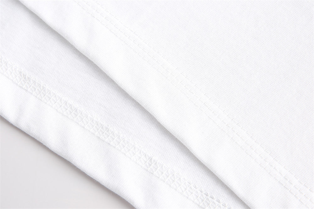 T-shirt à manches courtes imprimé Jiugongge pour hommes