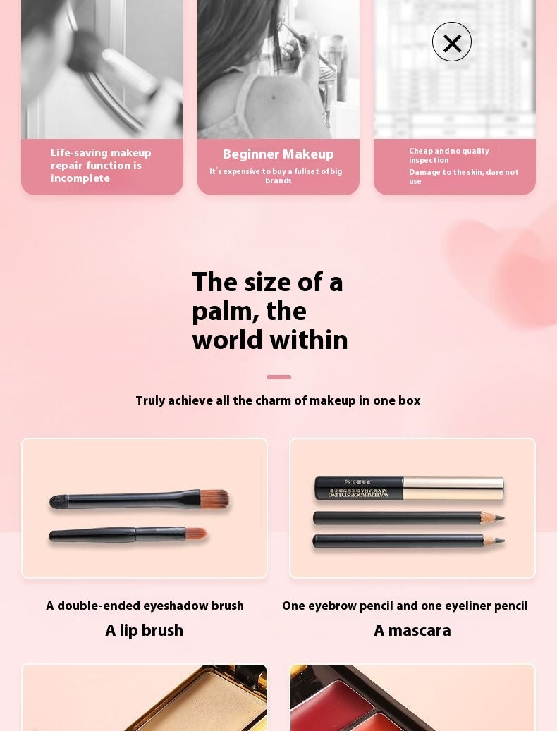 Makeup Set, A Complete Set Of Cosmetics For Students