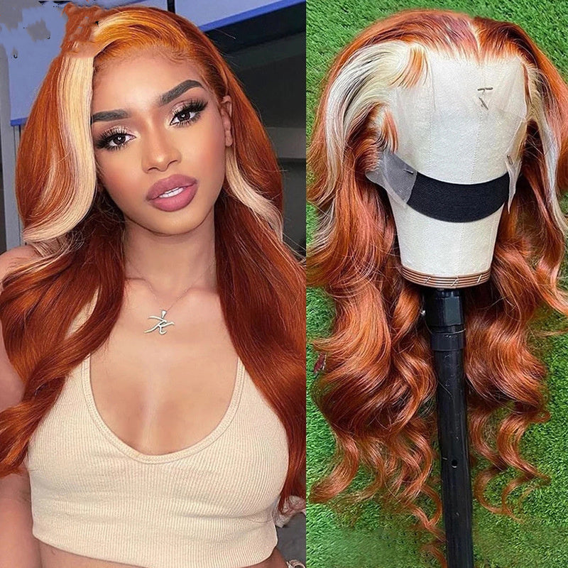 Body Wave Lace Front Wig 613 Blonde Colored