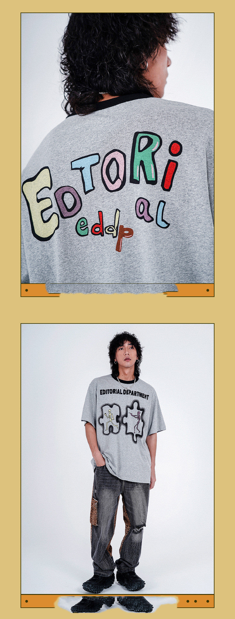 Fun Cartoon Casual Short-sleeved Tops For Men And Women