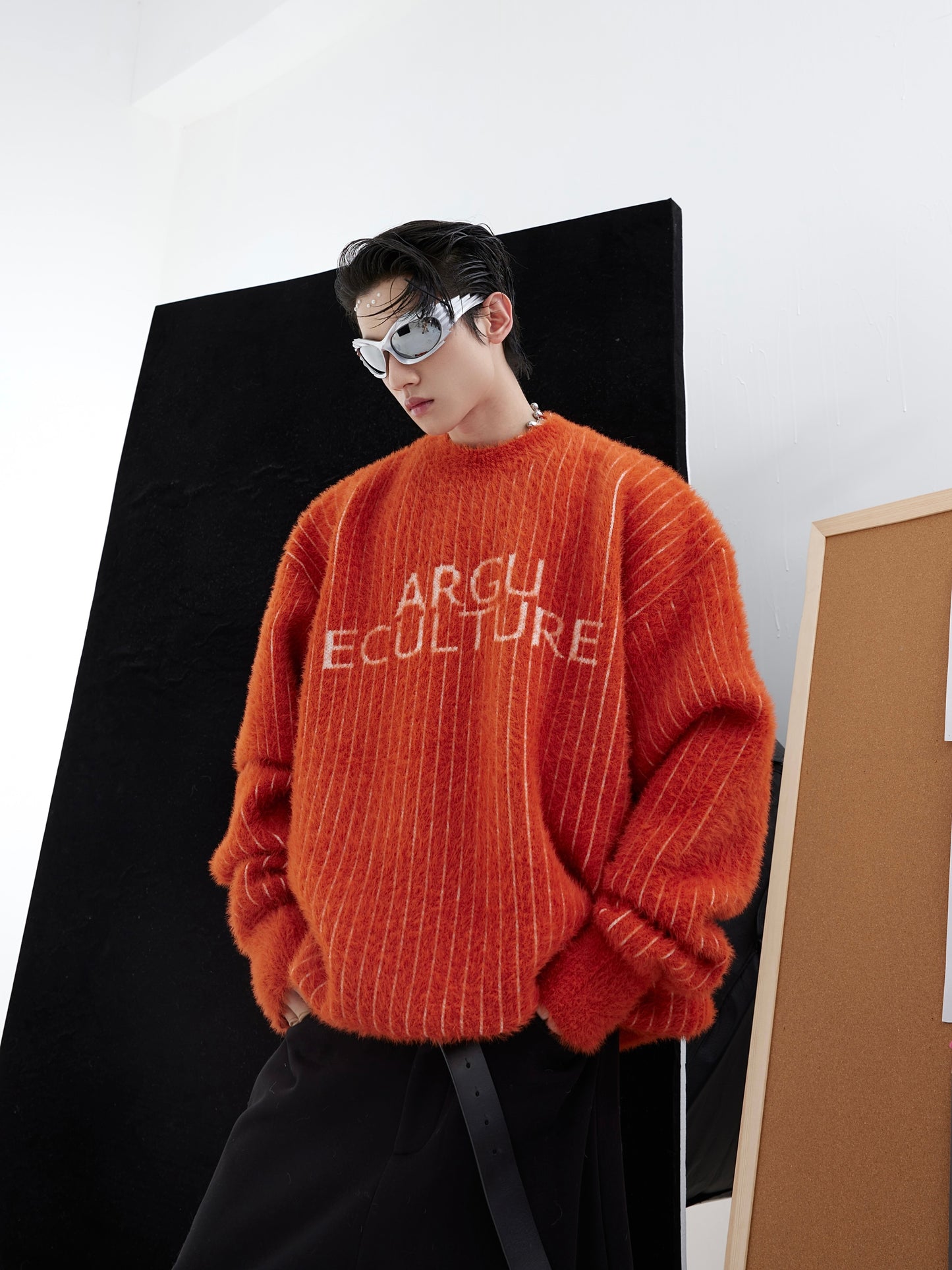 Pull en maille épaisse à motif Pit