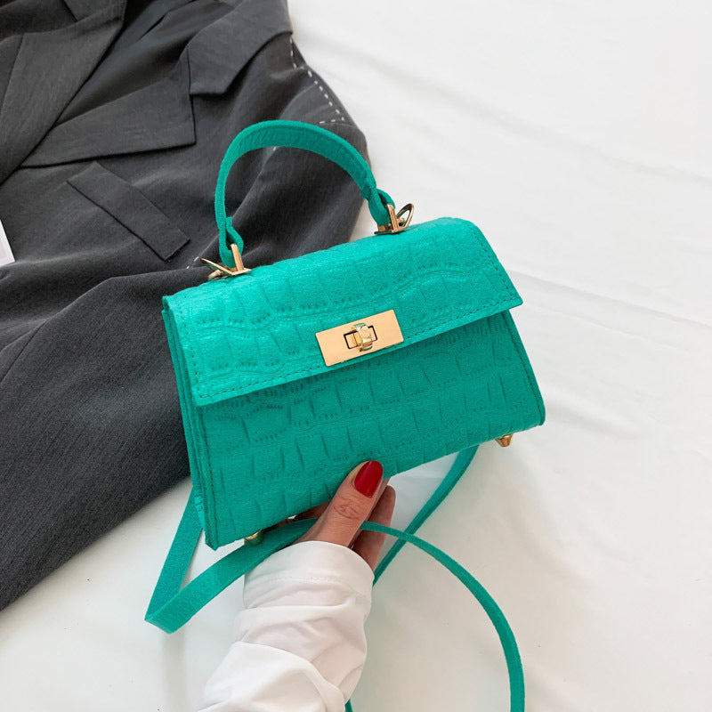 Borsa a tracolla piccola e alla moda, semplice, per il tempo libero, da donna, con una sola spalla