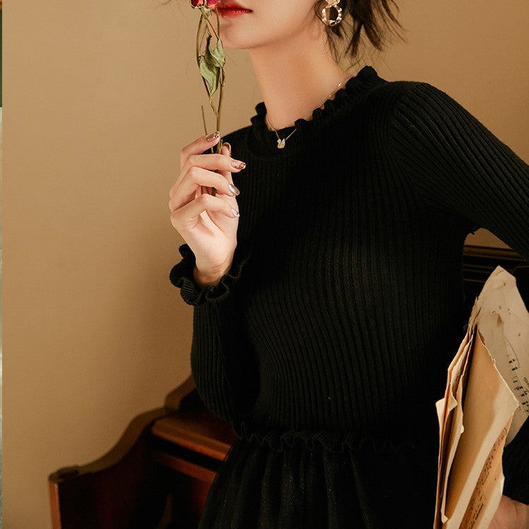 Long sleeve sweater dress