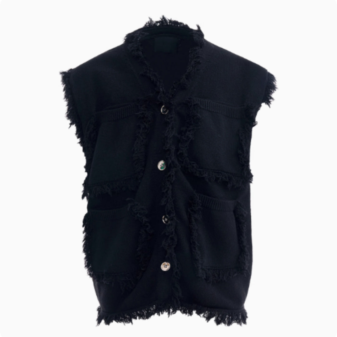 Gilet pull col V pour homme, design d'intérêt particulier, automne