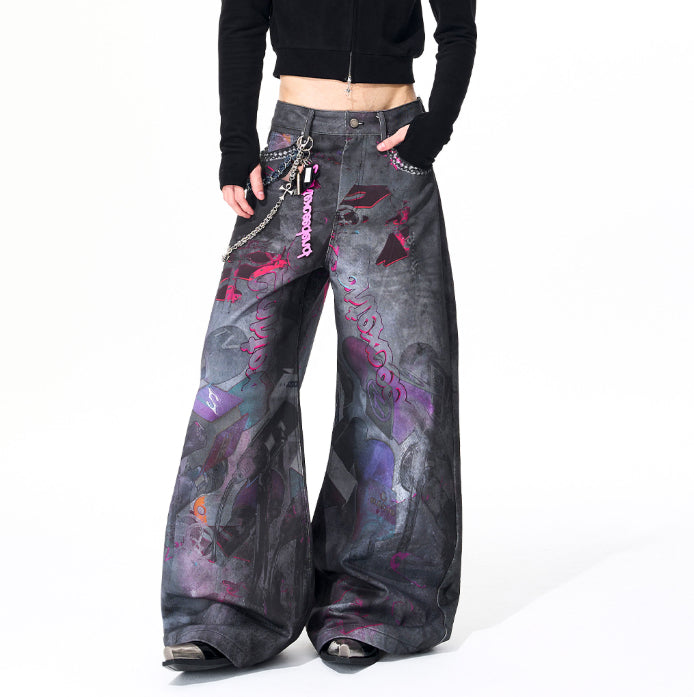 Microphone design, jean imprimé en 3D, style machette