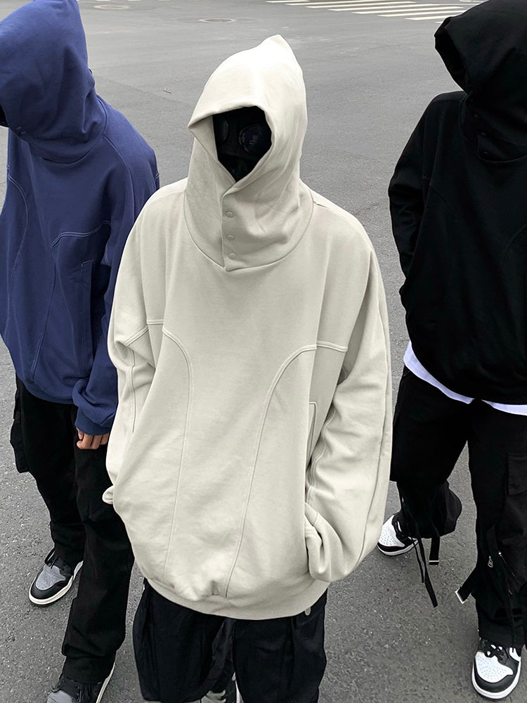 High Street Breasted Hooded Sweater Autumn And Winter Casual Coat Men And Women