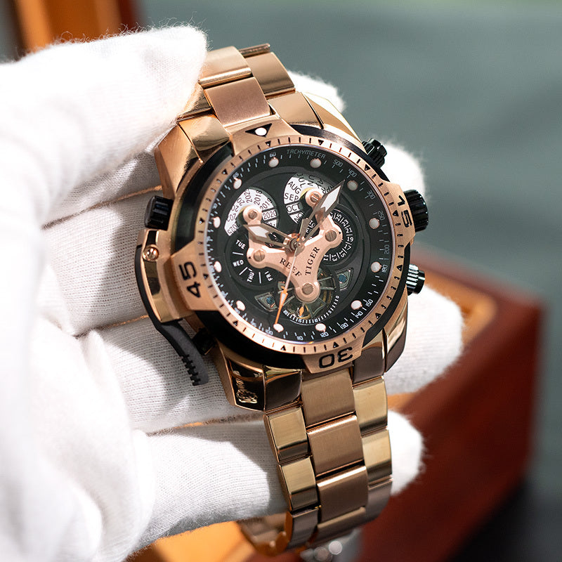 Mechanical Watch Large Dial Waterproof