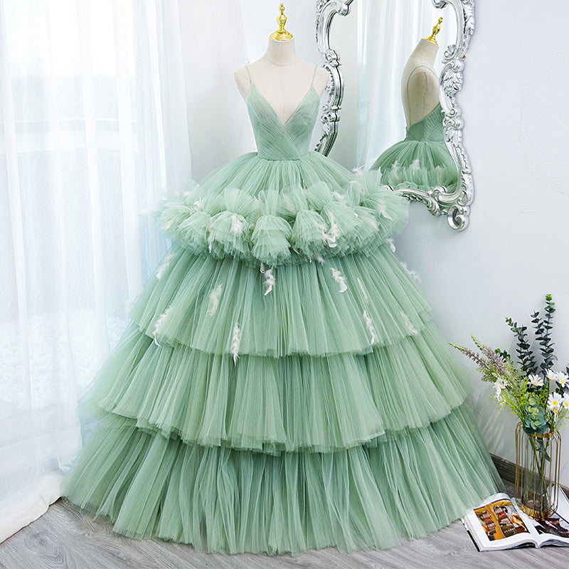 Robe de soirée verte haut de gamme de Niche