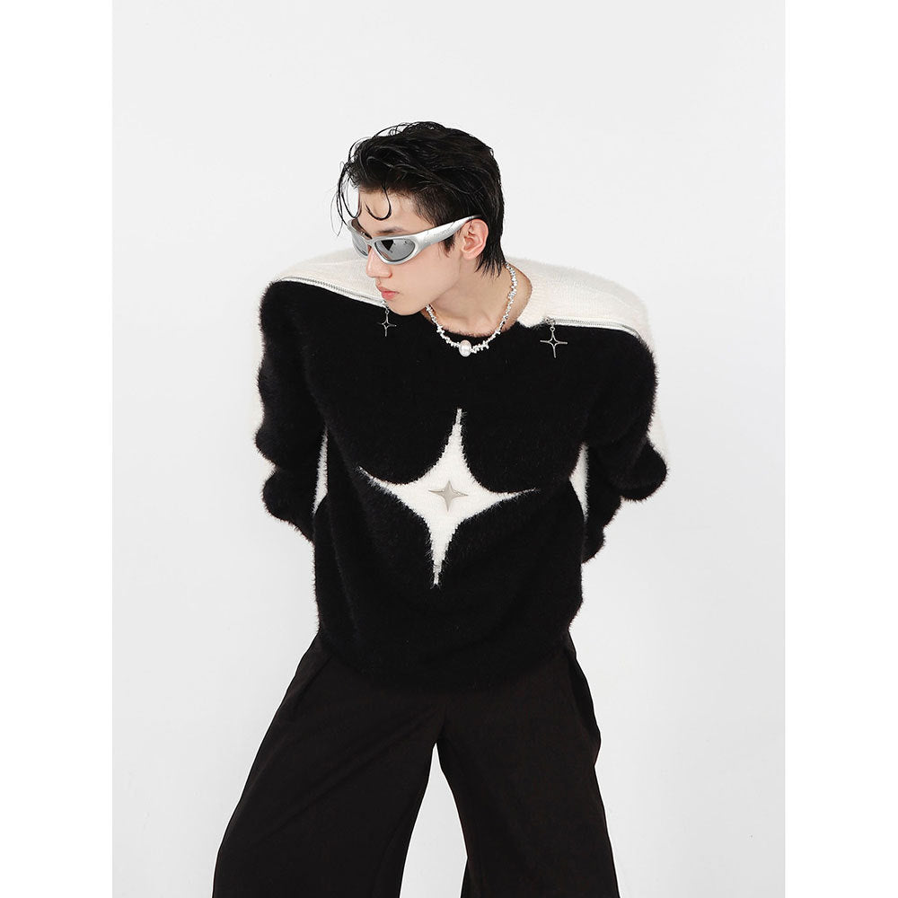 Design Lazy High-end Sweater Loose All-matching Top Trendy