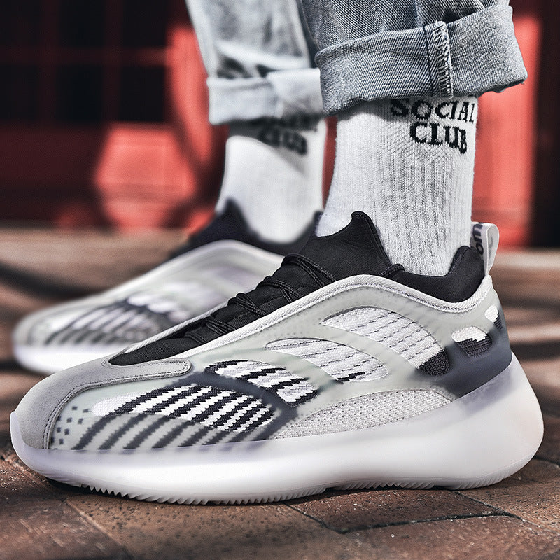 Chaussures à plateforme réfléchissantes en pop-corn de nuit