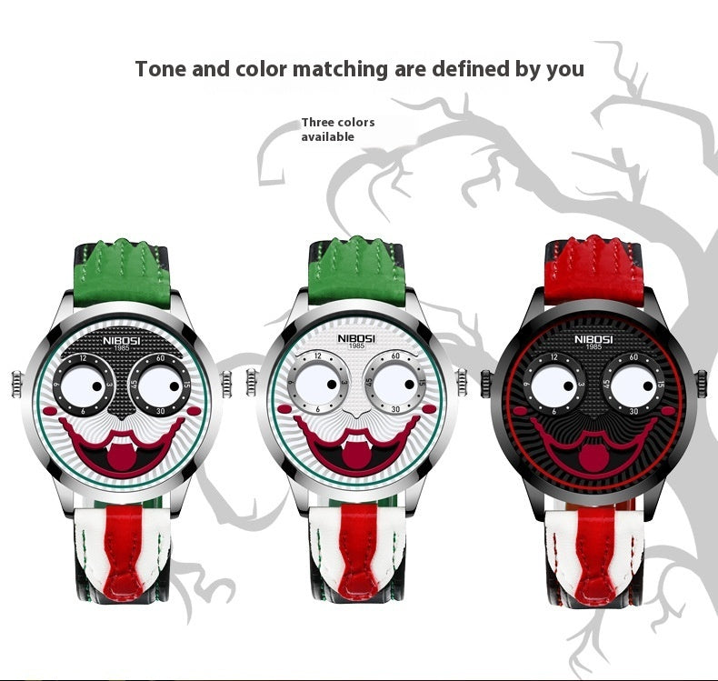 Joker Watch Leather Waterproof