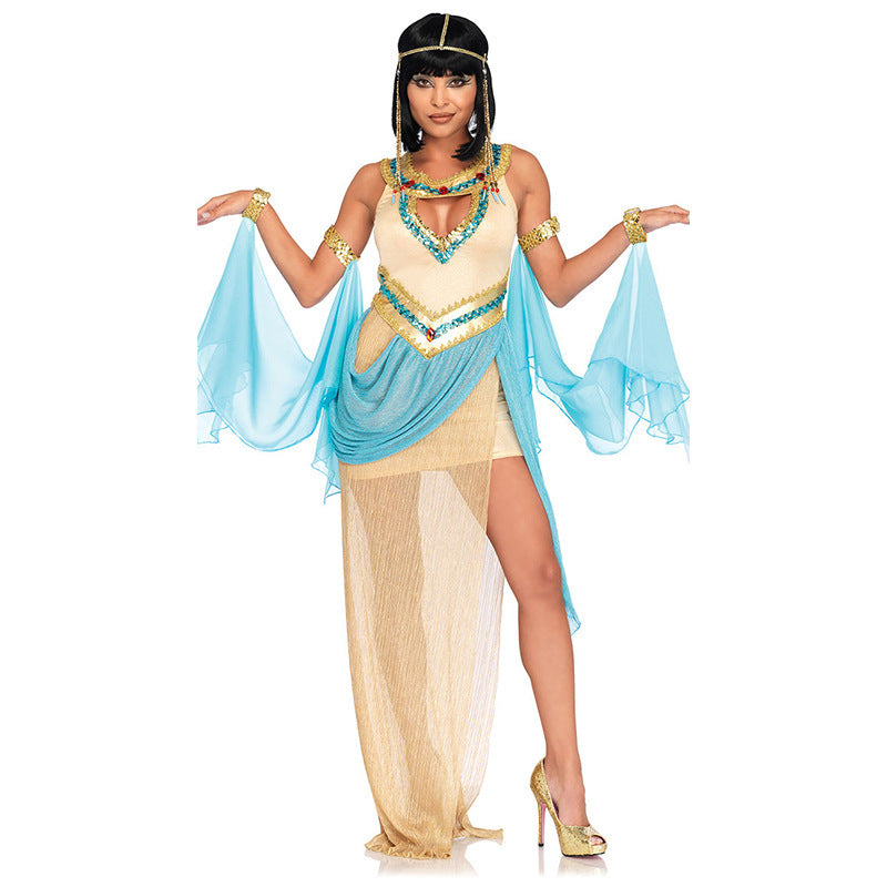 Halloween Lady Sexy Arab Costume Cleopatra Stage Performance