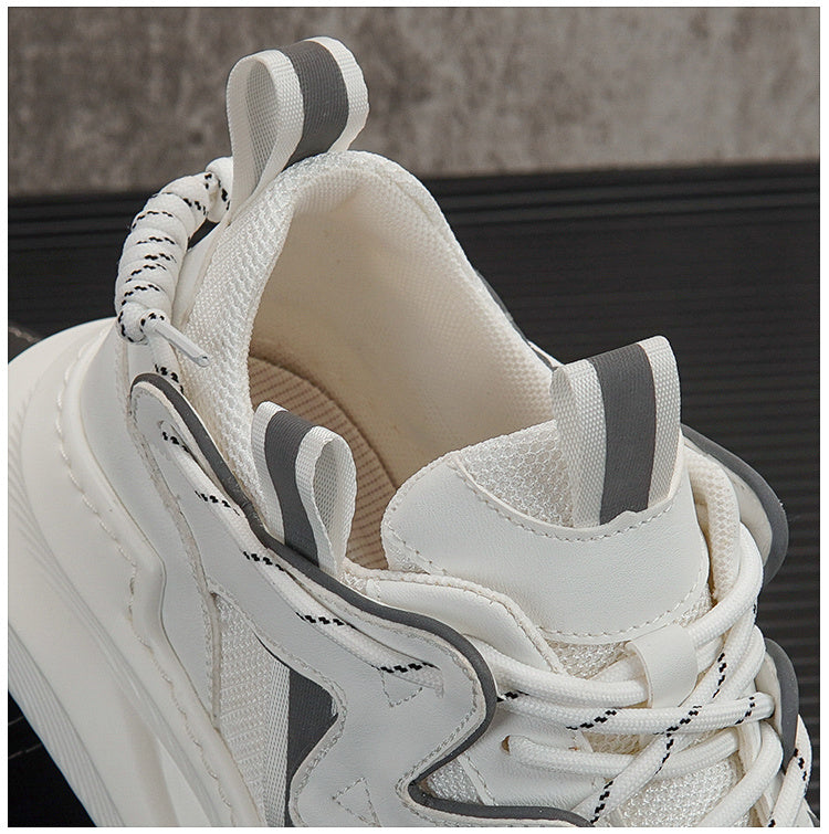 Chaussures de sport décontractées blanches de petite taille