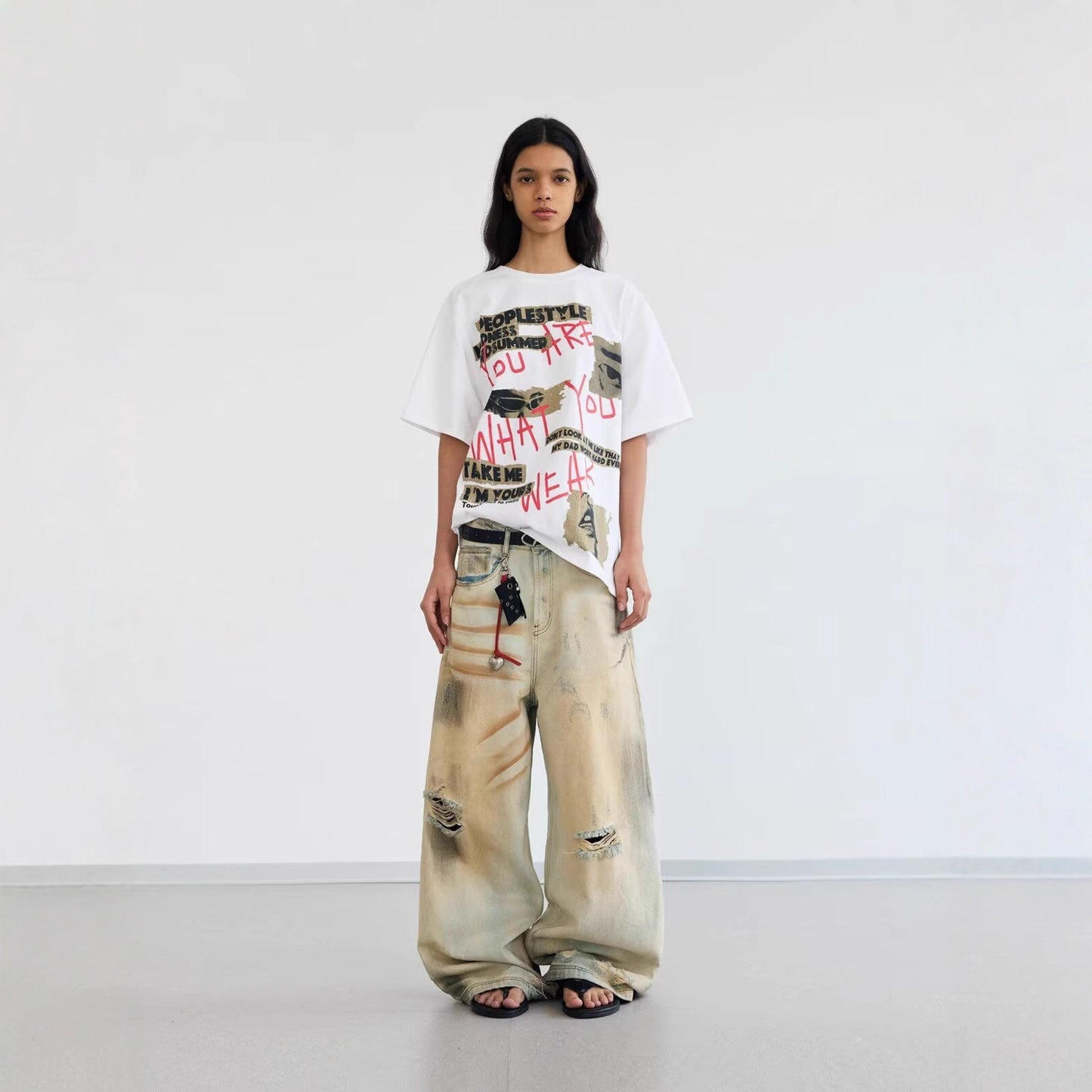 Jeans déchirés pour hommes et femmes