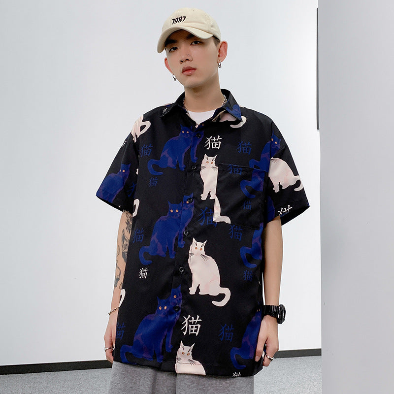 Men's Thin Fashion Casual Short Sleeve Shirt