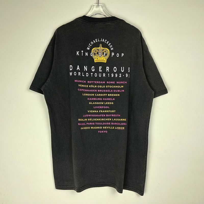 T-shirt High Street Men's And Women's Loose Short-sleeved