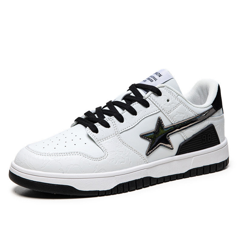 Retro Flat Contrast Color Sneaker Women's All-match