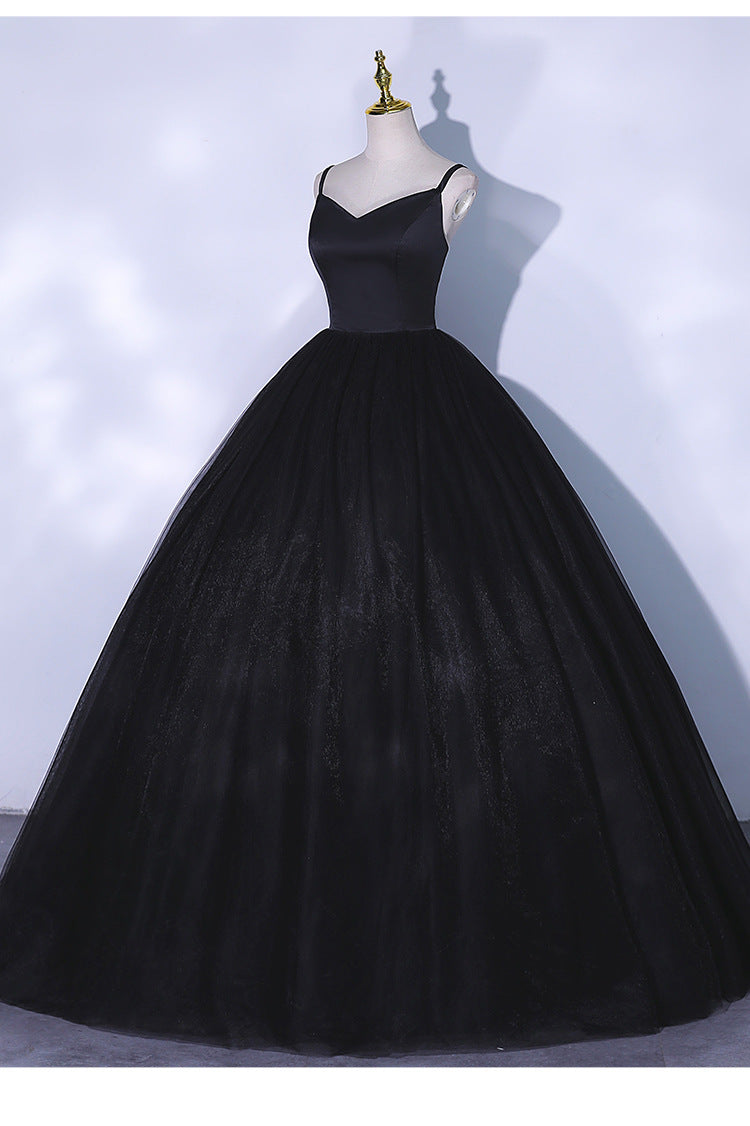 Robe de scène noire pour femme