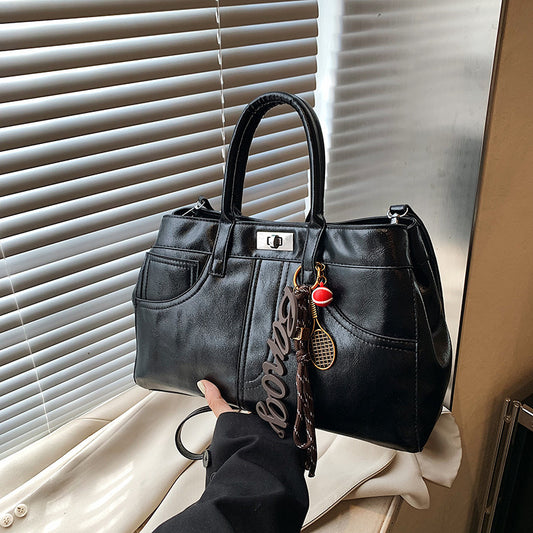 Sac messager rétro grande capacité pour femme