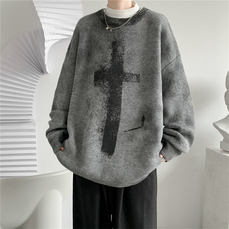 Round Neck Fashion Lazy Style High-quality Sweater