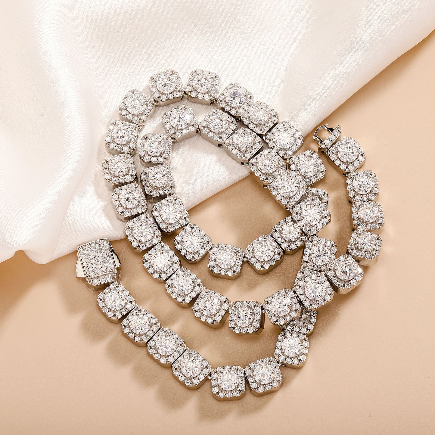 Hip Hop Necklace Silver Candy