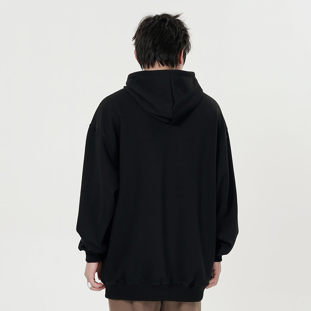 Sweat à capuche imprimé dessin animé tendance pour hommes