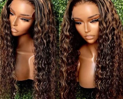 Lace Wig Headgear Female Long Curly Hair