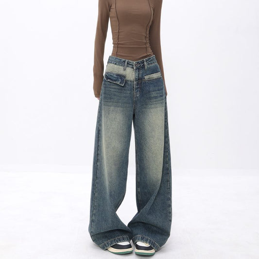 Jeans Niche Loose Straight à jambes larges