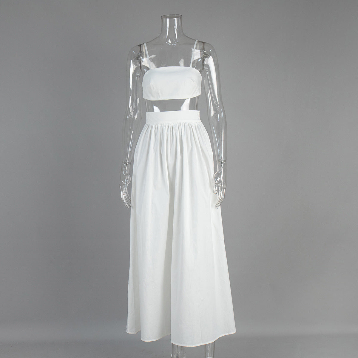 Cotton Suspender Underwear Skirt Suit