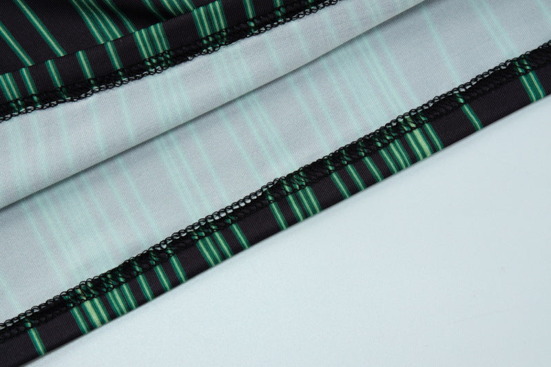 Ladies Fashion Printed Backless Slim Dress