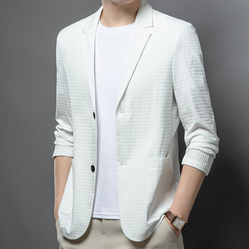 Young And Middle-aged Seamless Lightweight Breathable Casual Suit Top