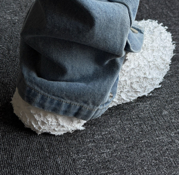 Thick-soled Bread Casual Shoes High-grade Large Round Toe Rubber Shoes