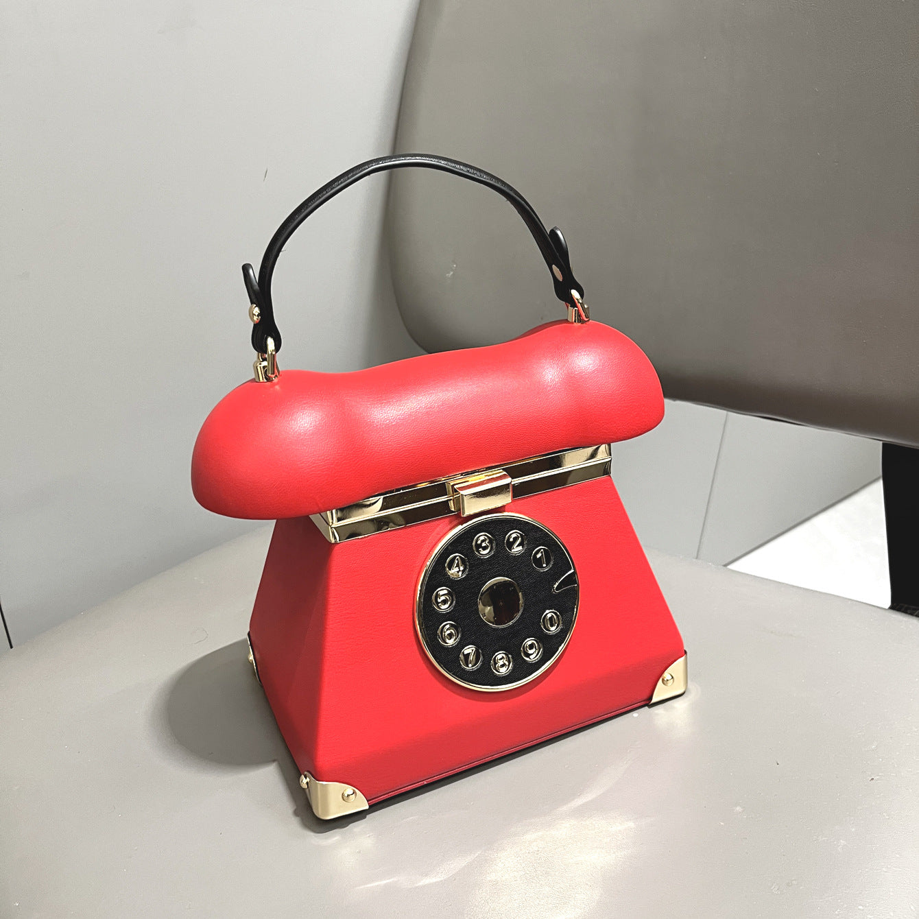 Women's Fashion Landline Phone-shaped Handbag