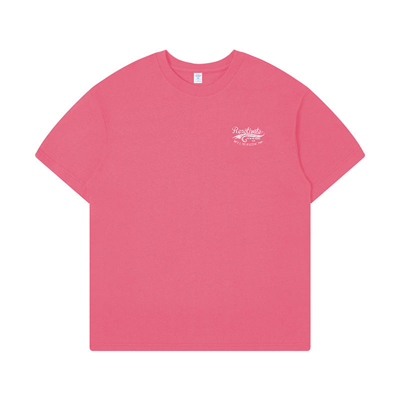 T-shirt imprimé à manches courtes pour femme, marque de mode, ample et tendance