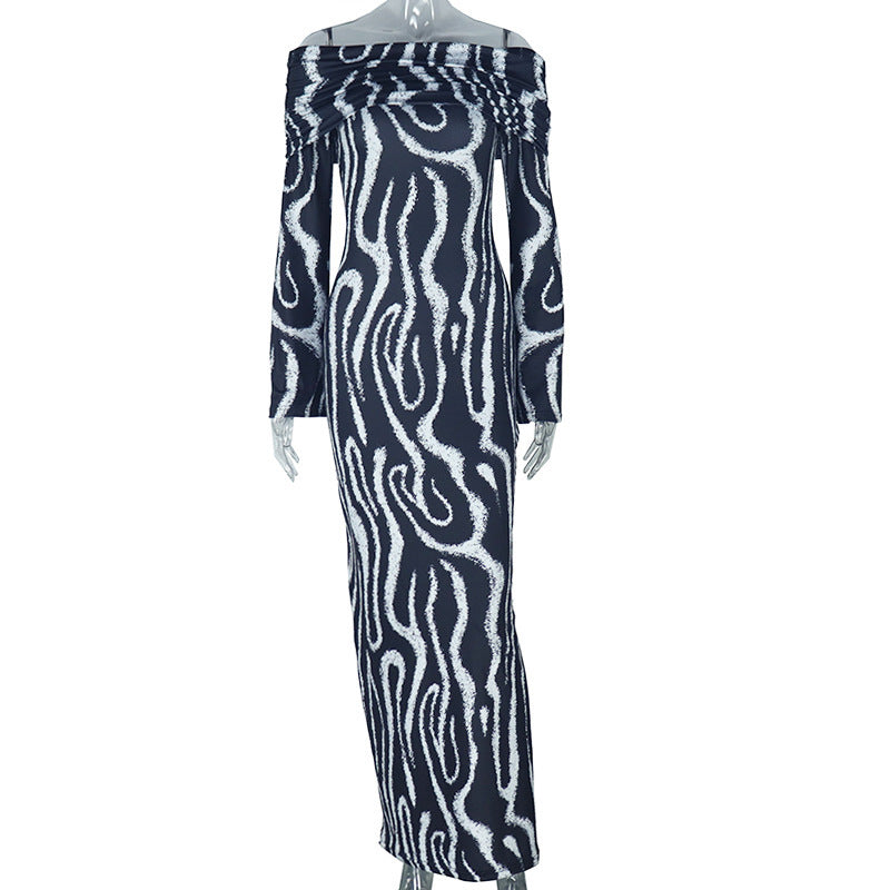 Elegant Striped Dress