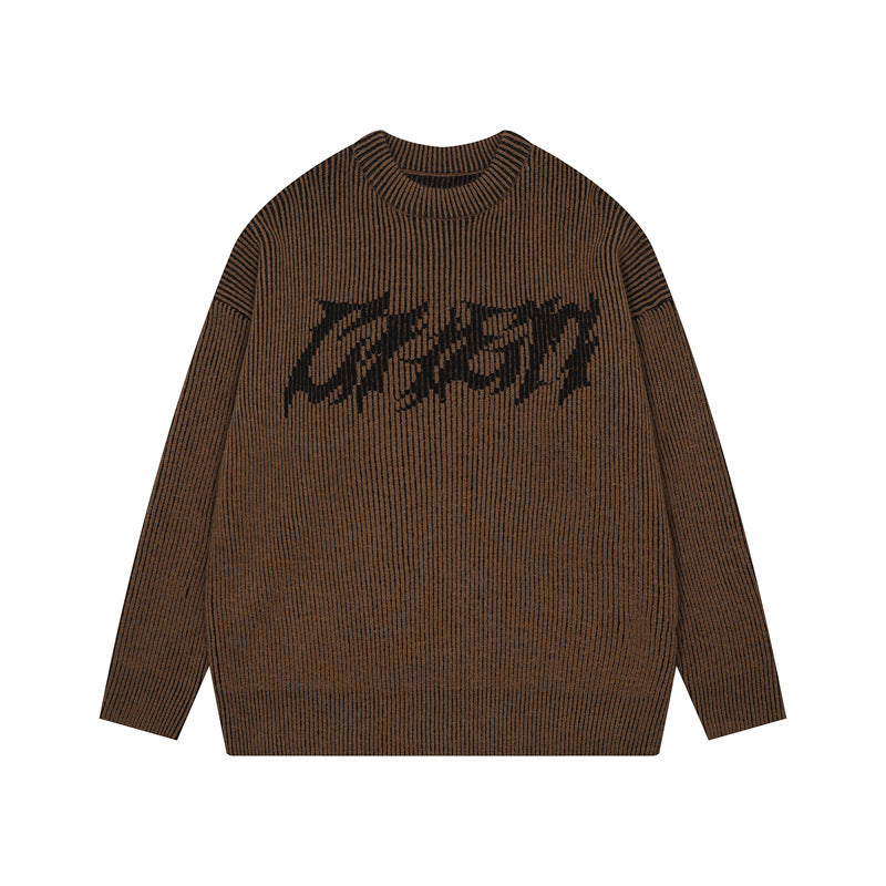 Men's New Fashion Loose Cool Knitted Sweater